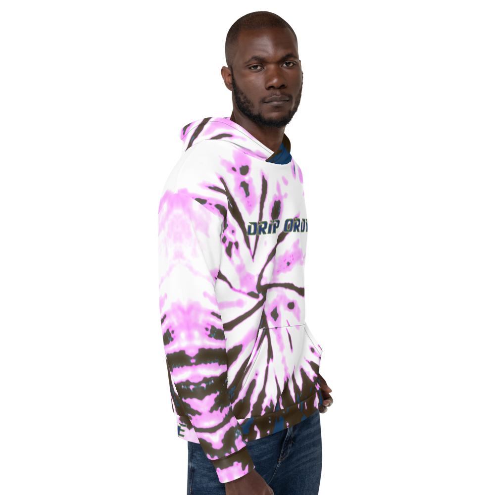 CRXWN | Drip or Dye | Tie Dye Season of Love 1 Cosmic Prophet Custom Unisex Digital Spider Spiral Deep Blue Royal