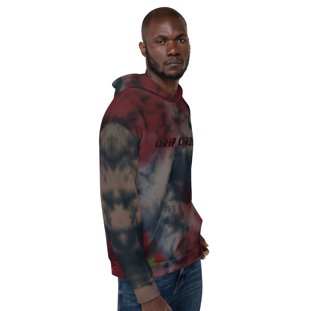 CRXWN | Drip or Dye | Tie Dye Season of Love 1 Cosmic Prophet Custom Unisex Hoodie and the Heavens Parted Color Cloud Super Neutral Marooned