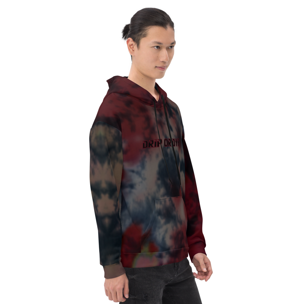 CRXWN | Drip or Dye | Tie Dye Season of Love 1 Cosmic Prophet Custom Unisex Hoodie and the Heavens Parted Color Cloud Super Neutral Marooned