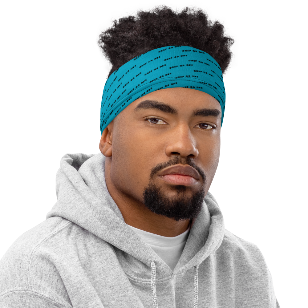 CRXWN | Drip or Dye | HUES Season 1 Back 2 Basics Custom Racer Stripes 3-in-1 UNISEX Gaiter Zoom Sky Blue