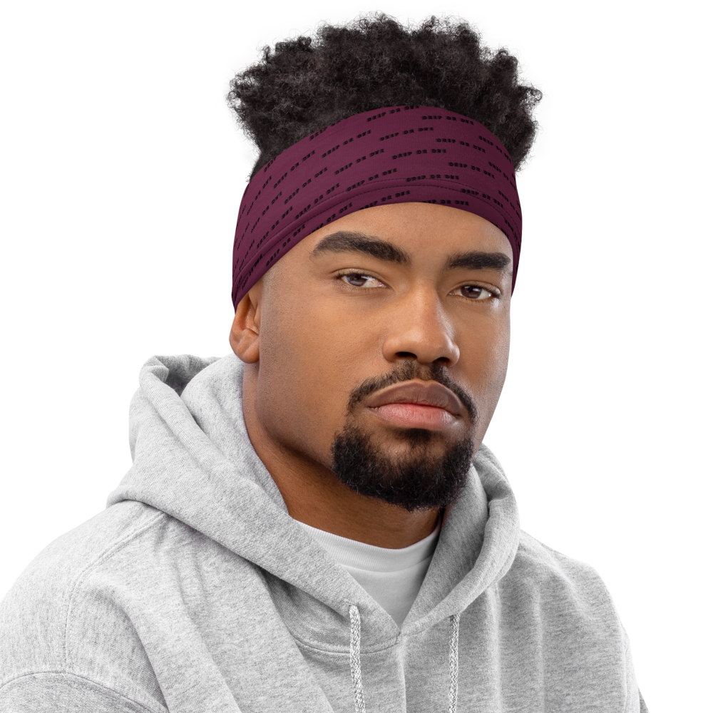 CRXWN | Drip or Dye | HUES Season 1 Back 2 Basics Custom Racer Stripes 3-in-1 UNISEX Gaiter Zoom Maroon