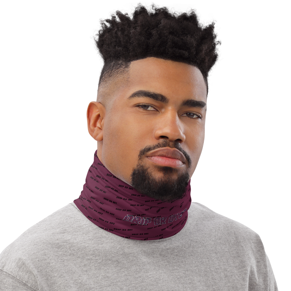 CRXWN | Drip or Dye | HUES Season 1 Back 2 Basics Custom Racer Stripes 3-in-1 UNISEX Gaiter Zoom Maroon