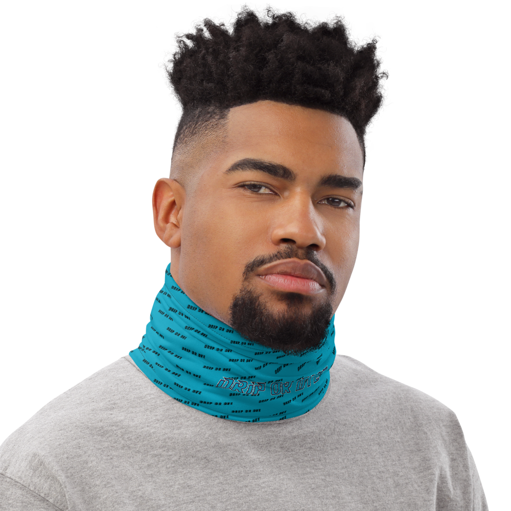CRXWN | Drip or Dye | HUES Season 1 Back 2 Basics Custom Racer Stripes 3-in-1 UNISEX Gaiter Zoom Sky Blue