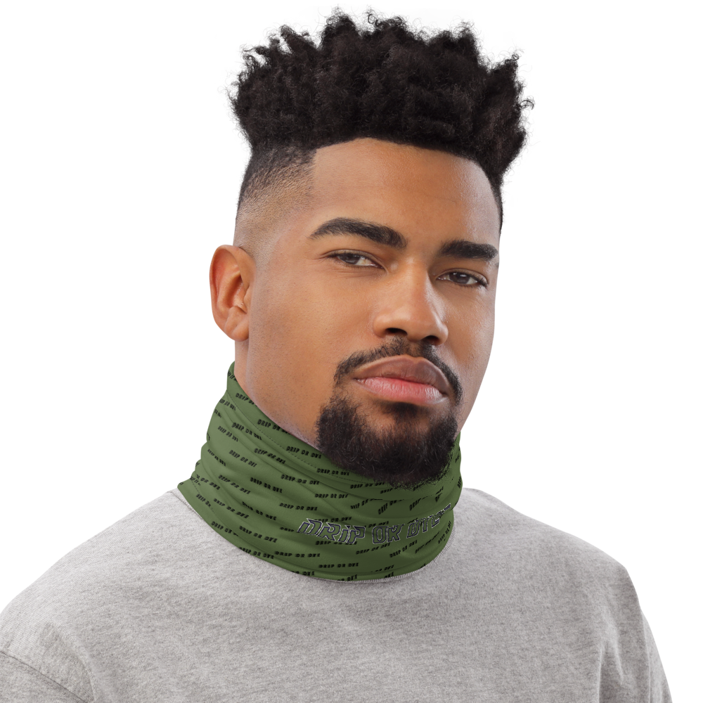 CRXWN | Drip or Dye | HUES Season 1 Back 2 Basics Custom Racer Stripes 3-in-1 UNISEX Gaiter Zoom Olive Martini