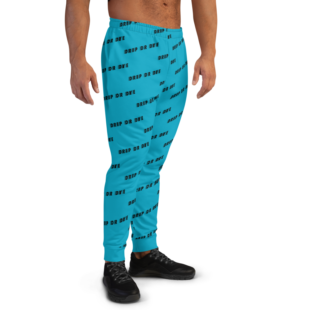 CRXWN | Drip or Dye | Racer Season 1 Unisex Jogger Racing Stripes Sweatpant Zoom Sky Blue