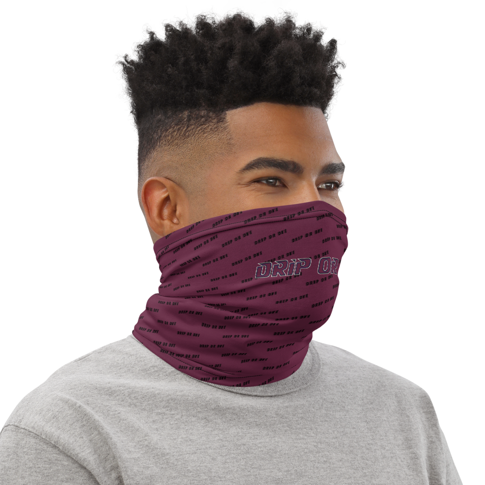 CRXWN | Drip or Dye | HUES Season 1 Back 2 Basics Custom Racer Stripes 3-in-1 UNISEX Gaiter Zoom Maroon