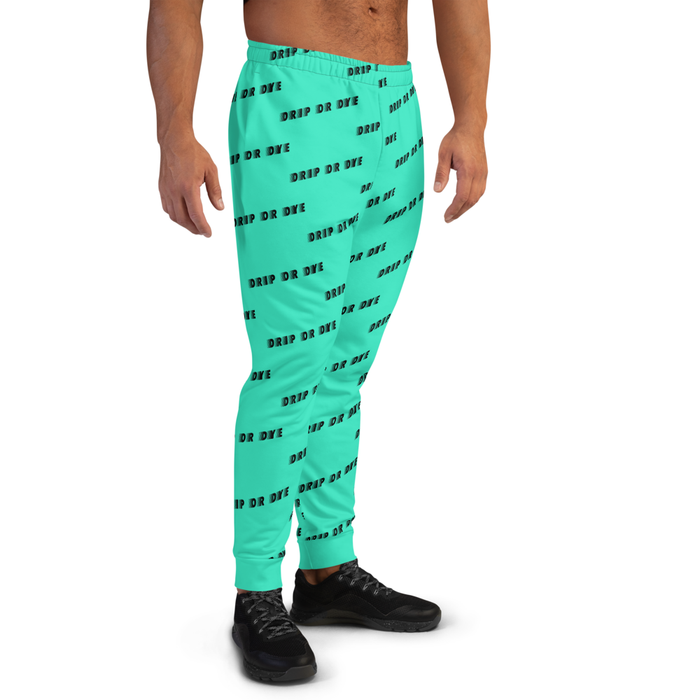 CRXWN | Drip or Dye | Racer Season 1 Unisex Jogger Racing Stripes Sweatpant Zoom Seafoam Aether