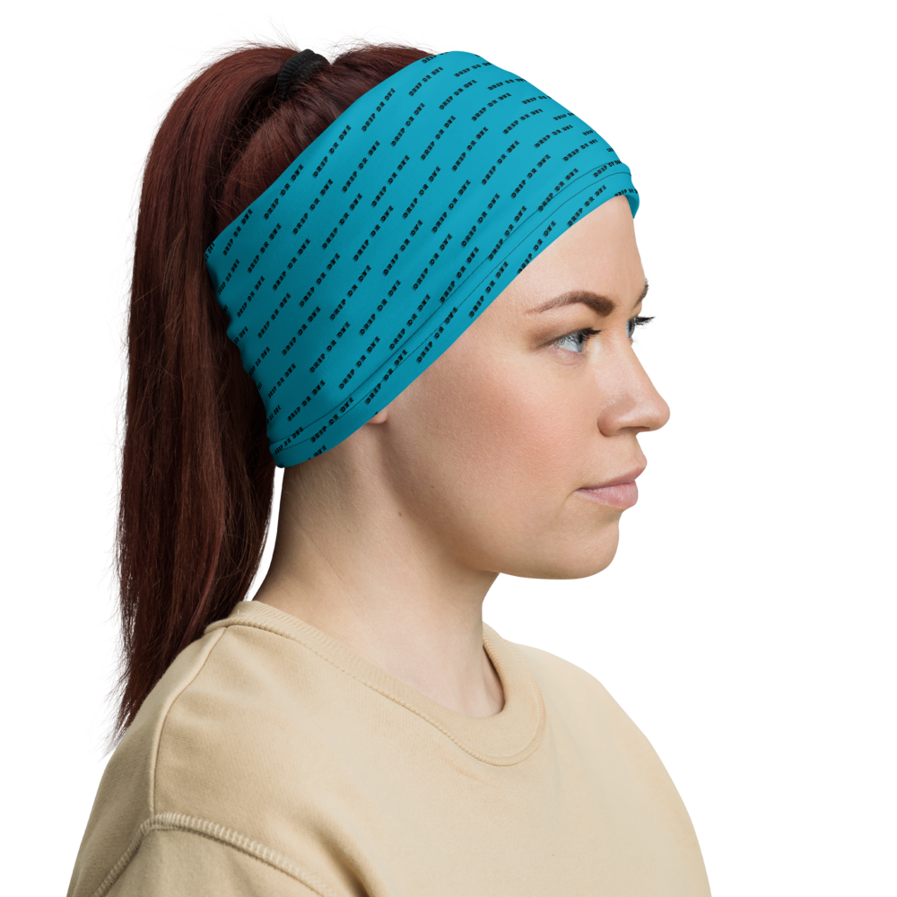 CRXWN | Drip or Dye | HUES Season 1 Back 2 Basics Custom Racer Stripes 3-in-1 UNISEX Gaiter Zoom Sky Blue
