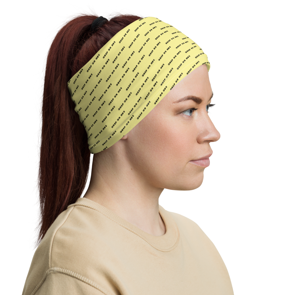 CRXWN | Drip or Dye | HUES Season 1 Back 2 Basics Custom Racer Stripes 3-in-1 UNISEX Gaiter Zoom Limoncello Yellow