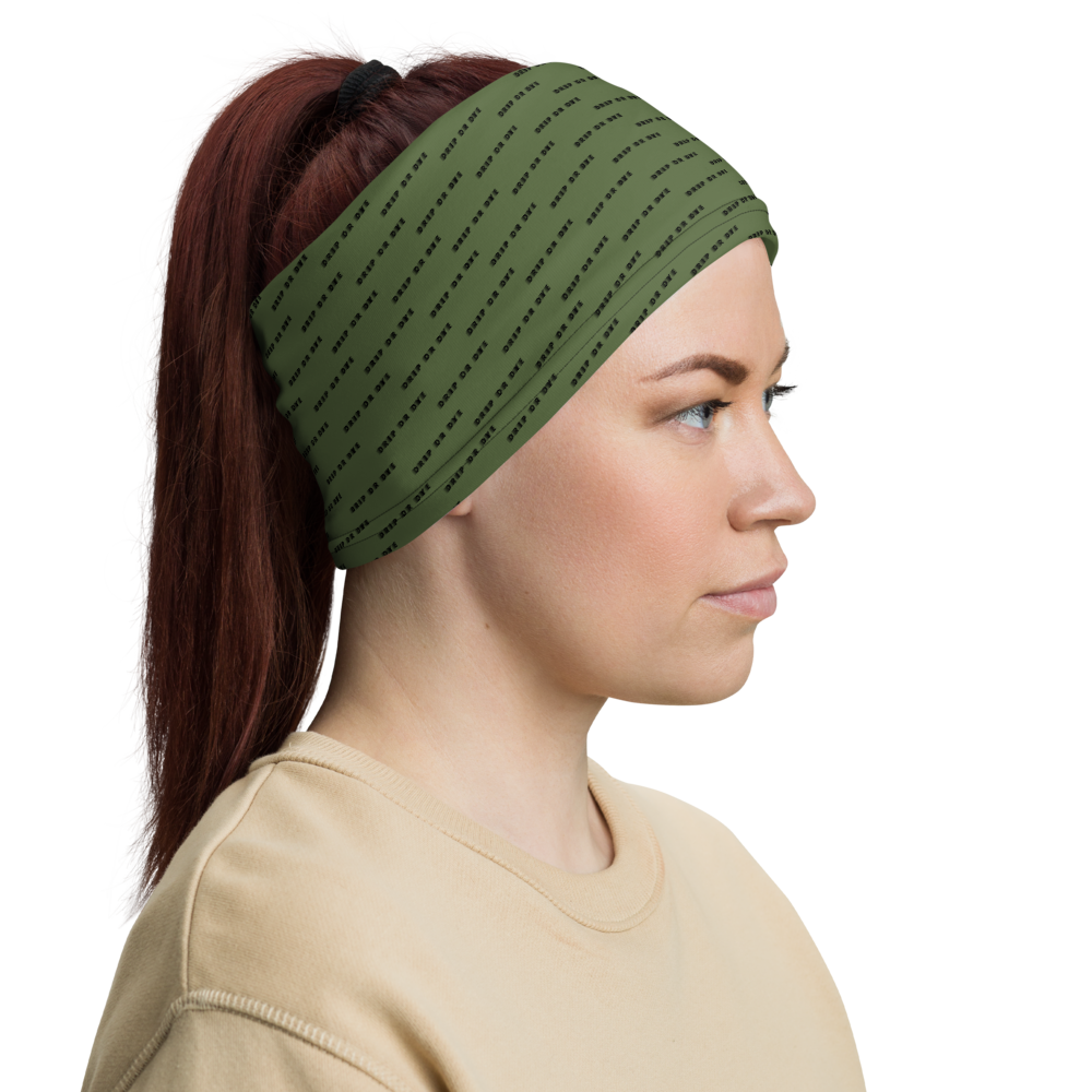 CRXWN | Drip or Dye | HUES Season 1 Back 2 Basics Custom Racer Stripes 3-in-1 UNISEX Gaiter Zoom Olive Martini