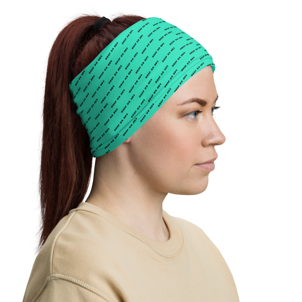 CRXWN | Drip or Dye | HUES Season 1 Back 2 Basics Custom Racer Stripes 3-in-1 UNISEX Gaiter Zoom Seafoam Aether