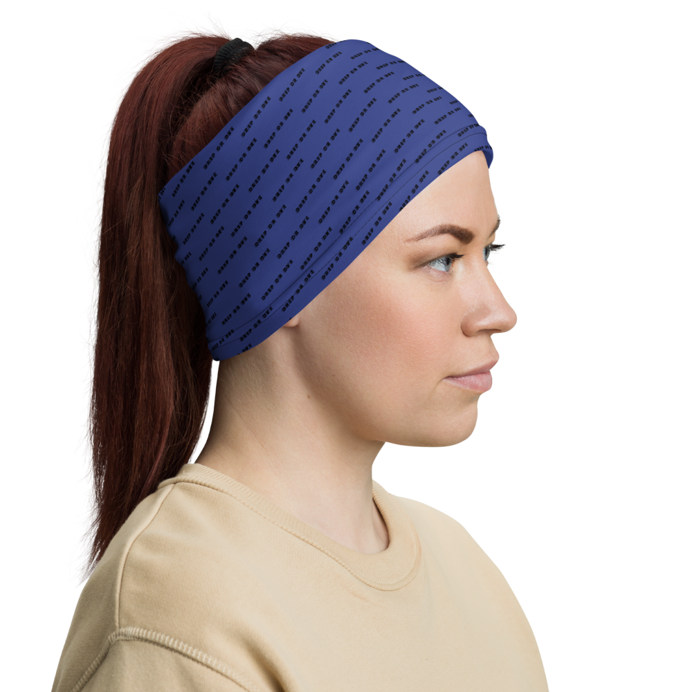 CRXWN | Drip or Dye | HUES Season 1 Back 2 Basics Custom Racer Stripes 3-in-1 UNISEX Gaiter Zoom Blue Royal