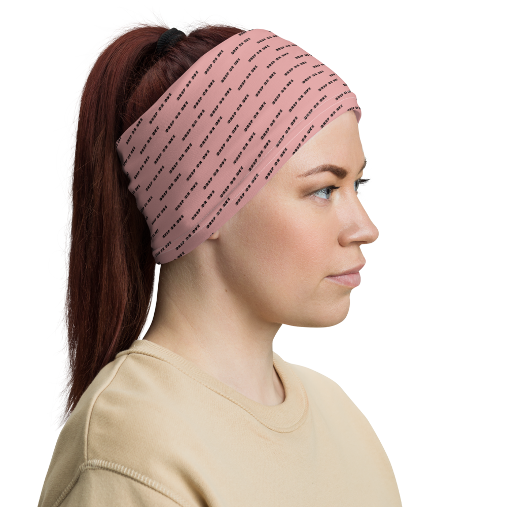 CRXWN | Drip or Dye | HUES Season 1 Back 2 Basics Custom Racer Stripes 3-in-1 UNISEX Gaiter Zoom Pink Bunny