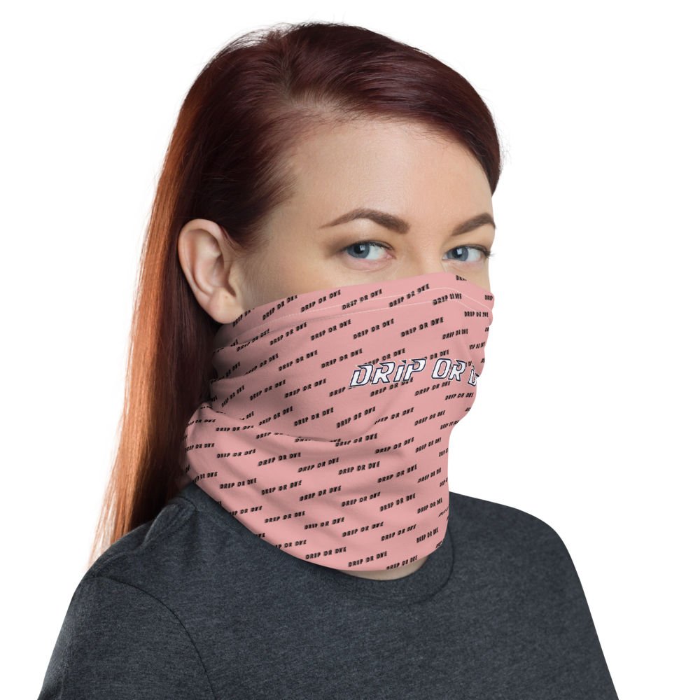 CRXWN | Drip or Dye | HUES Season 1 Back 2 Basics Custom Racer Stripes 3-in-1 UNISEX Gaiter Zoom Pink Bunny