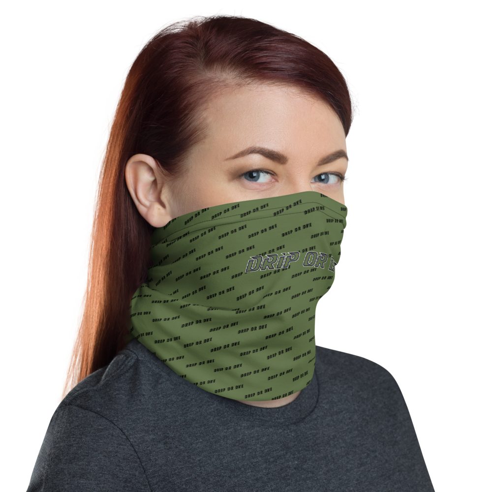 CRXWN | Drip or Dye | HUES Season 1 Back 2 Basics Custom Racer Stripes 3-in-1 UNISEX Gaiter Zoom Olive Martini