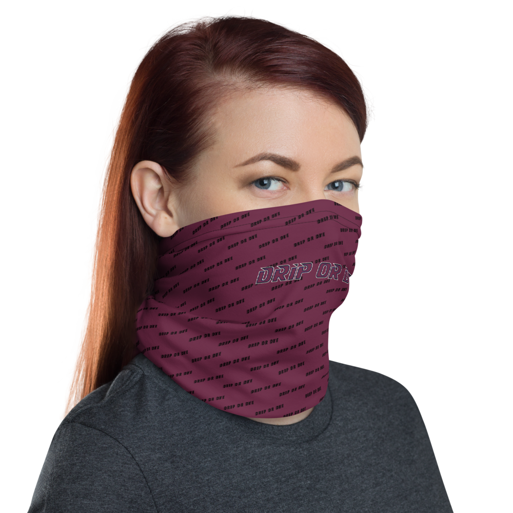 CRXWN | Drip or Dye | HUES Season 1 Back 2 Basics Custom Racer Stripes 3-in-1 UNISEX Gaiter Zoom Maroon