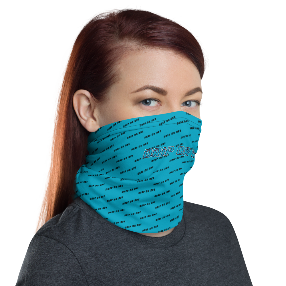 CRXWN | Drip or Dye | HUES Season 1 Back 2 Basics Custom Racer Stripes 3-in-1 UNISEX Gaiter Zoom Sky Blue