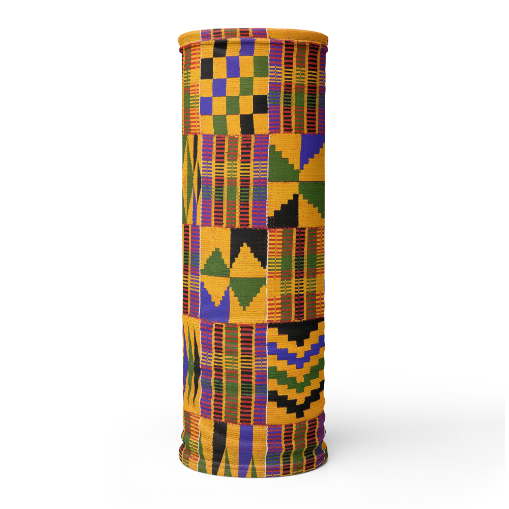CRXWN | Drip or Dye Custom KENTE Cloth 3-in-1 UNISEX Gaiter Headband Face Cover