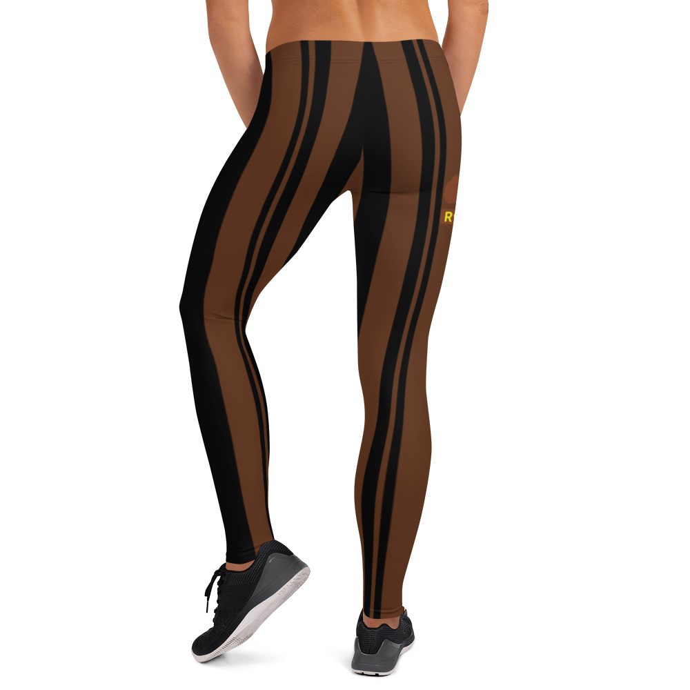 ROYAL. WEAR | ZEBRA CHROMA STRIPES LEGGINGS Coco Choco