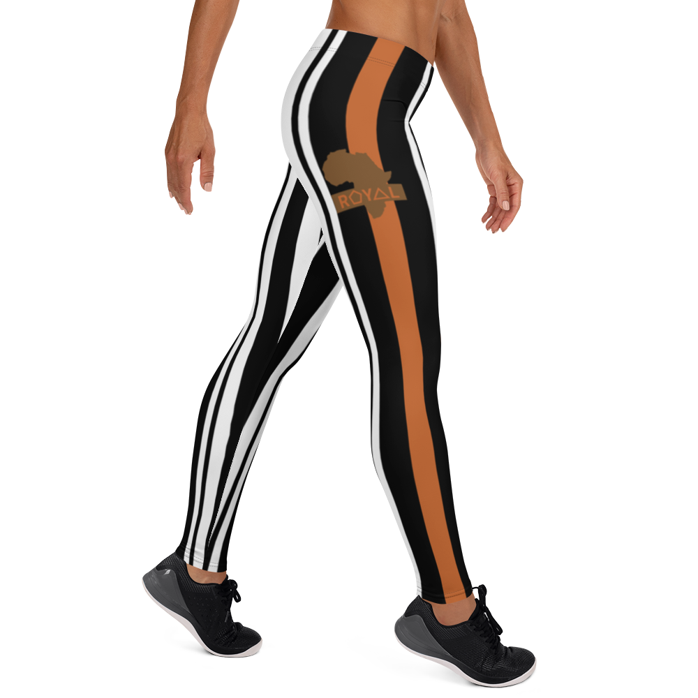 ROYAL. WEAR | ZEBRA CHROMA STRIPES LEGGINGS Fly Girl Original Zebra & Zebra Varieties