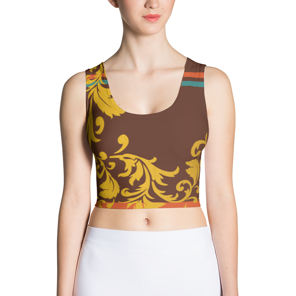 ROYAL. Heiress Maroon Spandex Crop Top