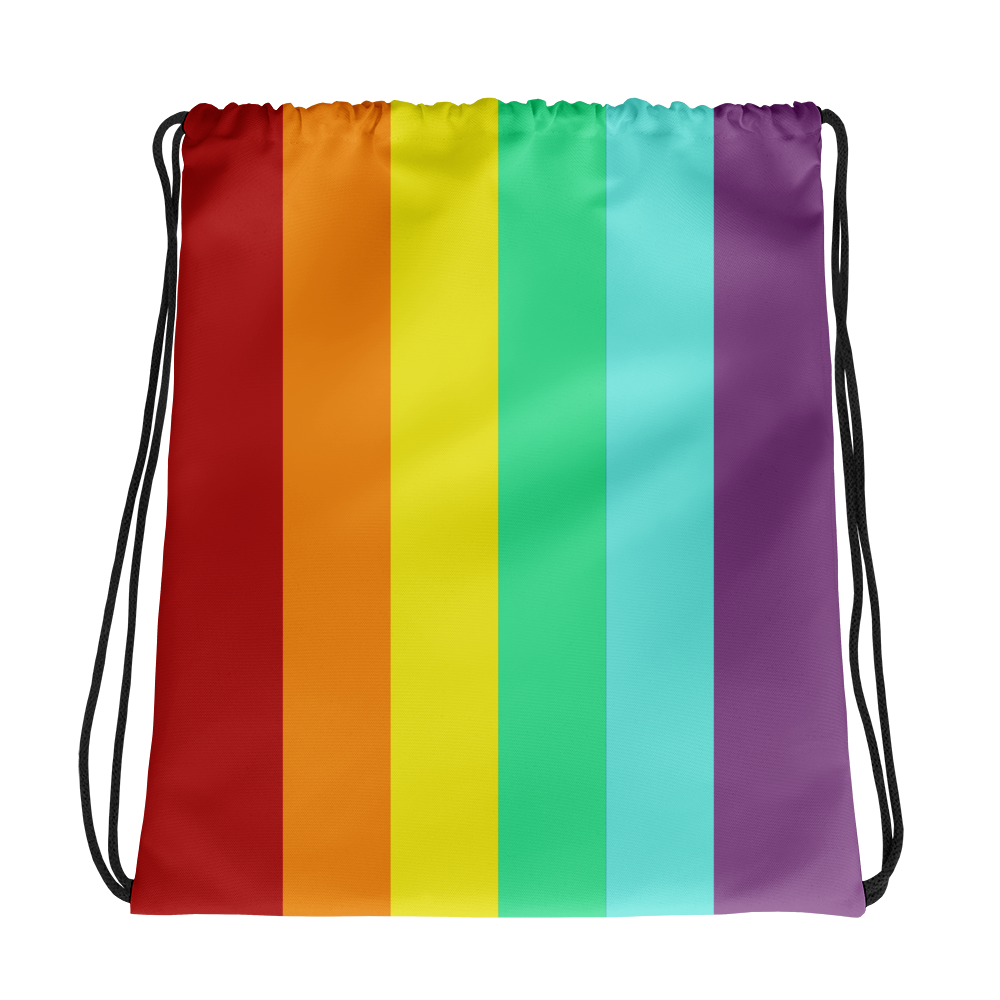 PRIDE 2018 King Drip & Splatter Drawstring Bag