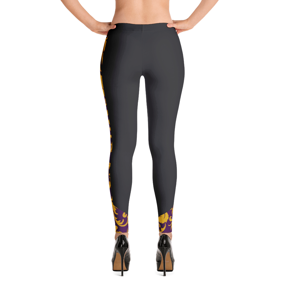 ROYAL. Heiress Off Black Spandex Leggings