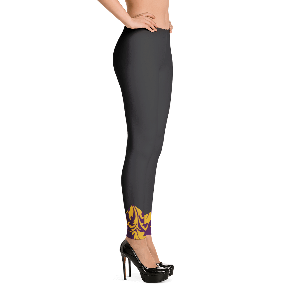 ROYAL. Heiress Off Black Spandex Leggings