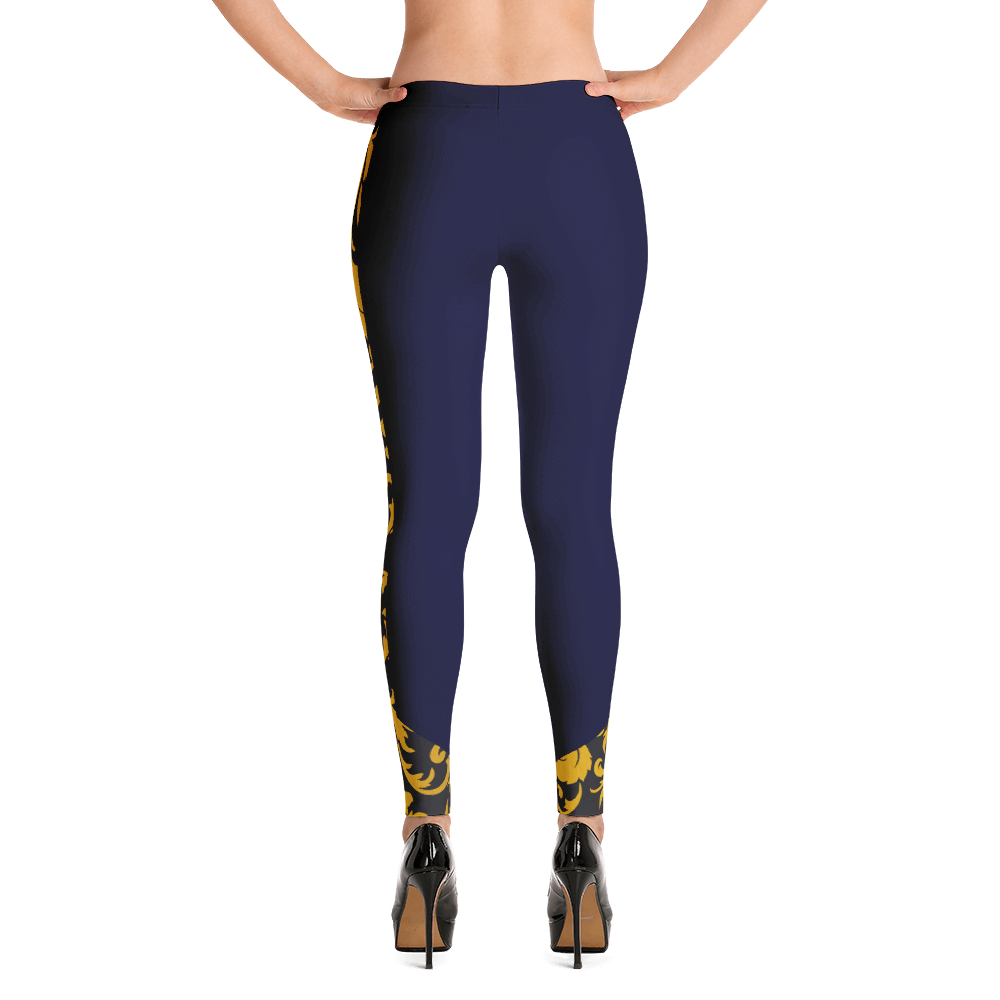 ROYAL. Heiress Royal Blue Spandex Leggings