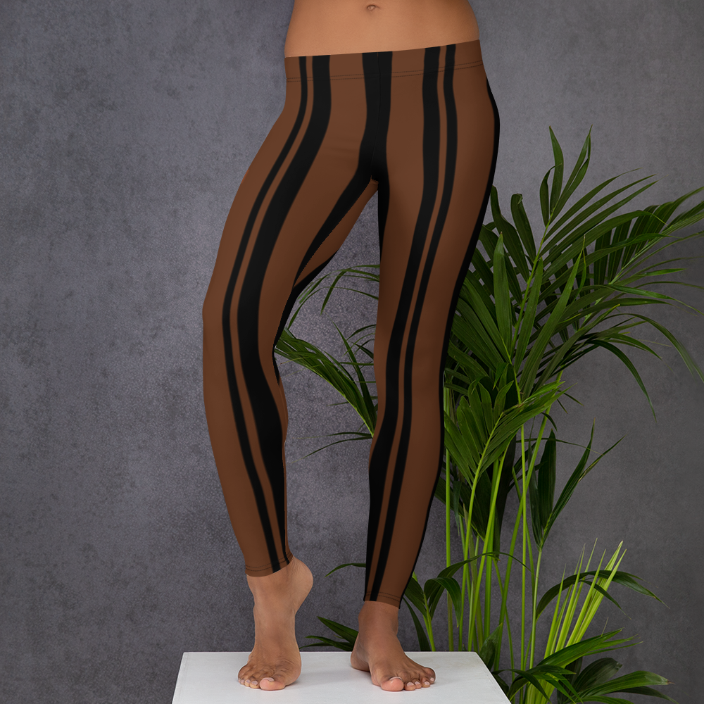 ROYAL. WEAR | ZEBRA CHROMA STRIPES LEGGINGS Coco Choco