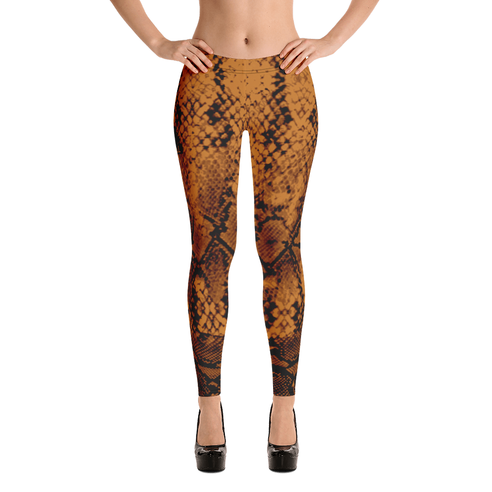 ROYAL. WEAR | QUEEN ISIS COBRA SNAKE PRINT LEGGINGS. BROWN