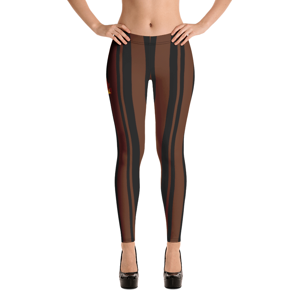 ROYAL. WEAR | ZEBRA CHROMA STRIPES LEGGINGS Coco Choco