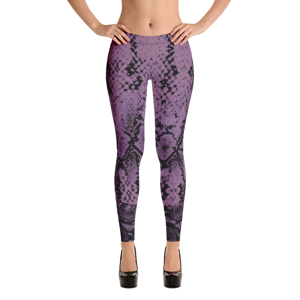 ROYAL. WEAR | QUEEN ISIS COBRA SNAKE PRINT LEGGINGS. PURPLE