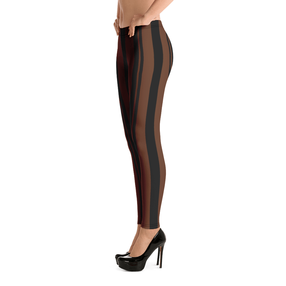 ROYAL. WEAR | ZEBRA CHROMA STRIPES LEGGINGS Coco Choco