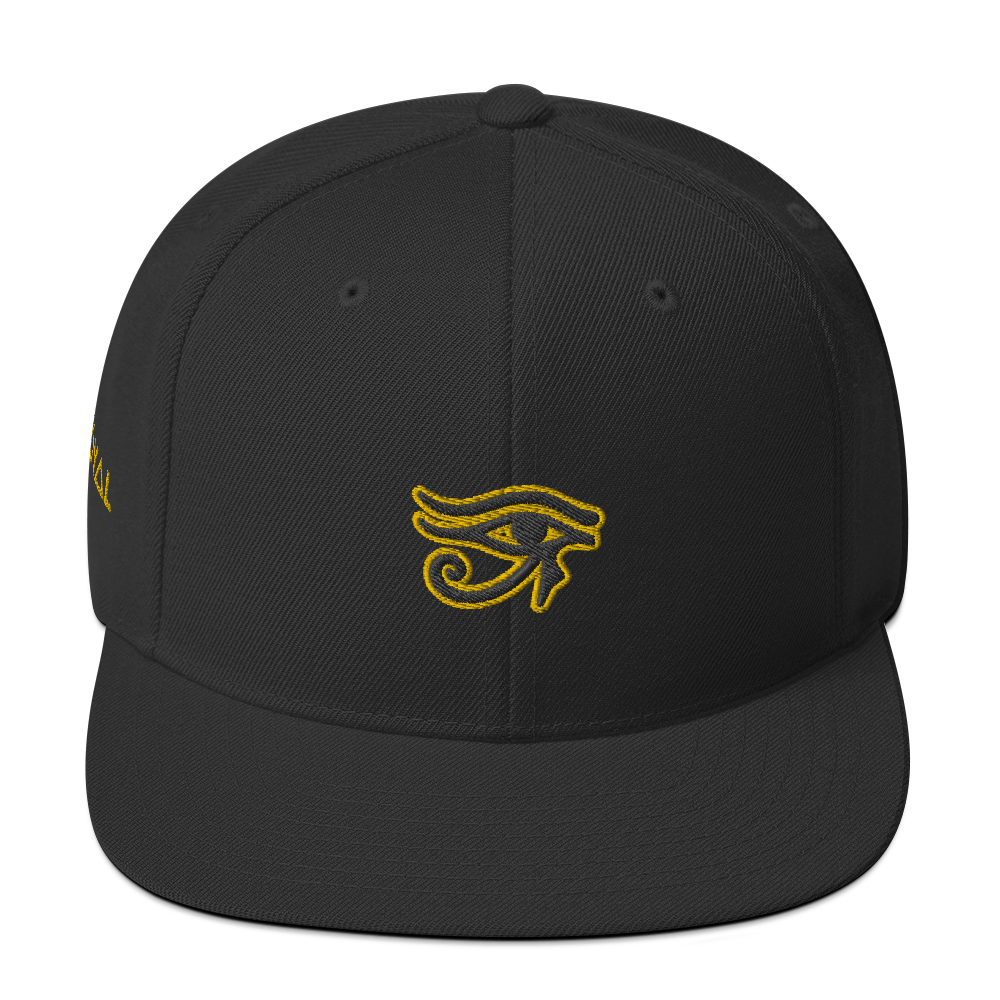 ROYAL. | Urban Resort | Nu Afrique Eye of Ra Crxwn Snapback Solid Honeycomb 3 VARIETIES
