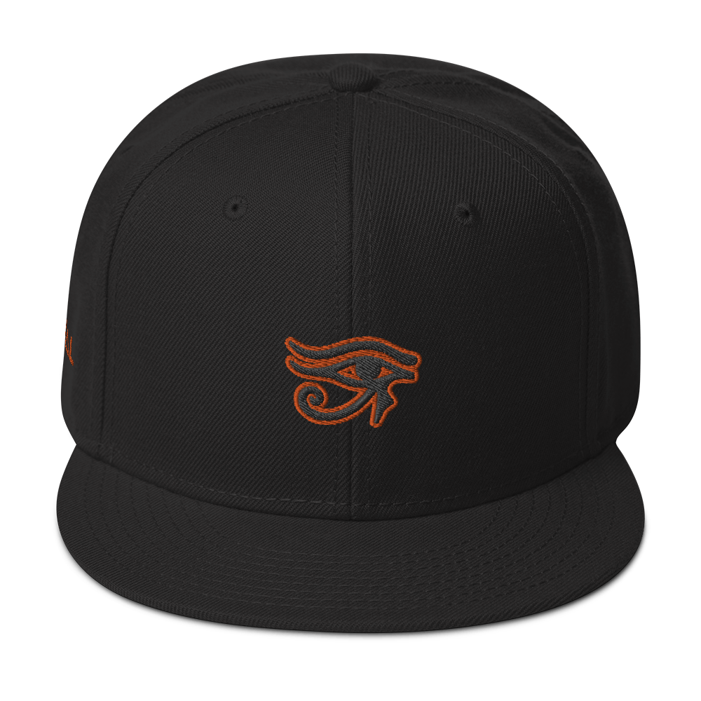 ROYAL. | Urban Resort | Conscious Culture Eye of Ra Crxwn Snapback ORANGE 11 VARIETIES