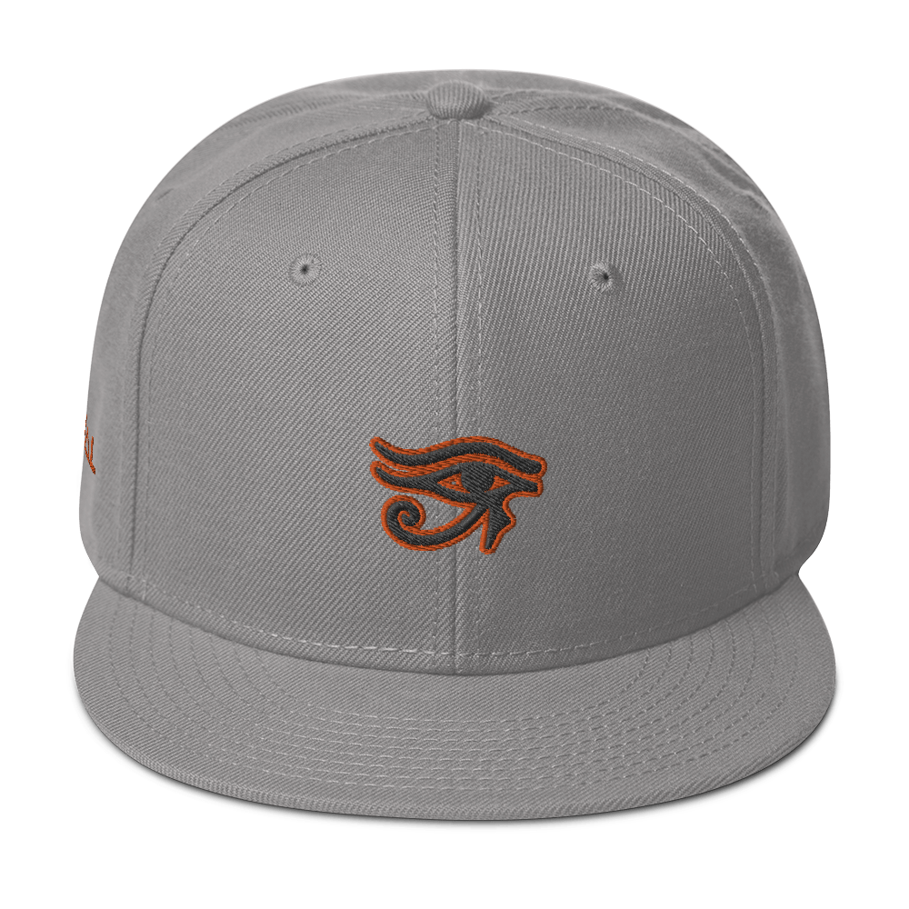 ROYAL. | Urban Resort | Conscious Culture Eye of Ra Crxwn Snapback ORANGE 11 VARIETIES