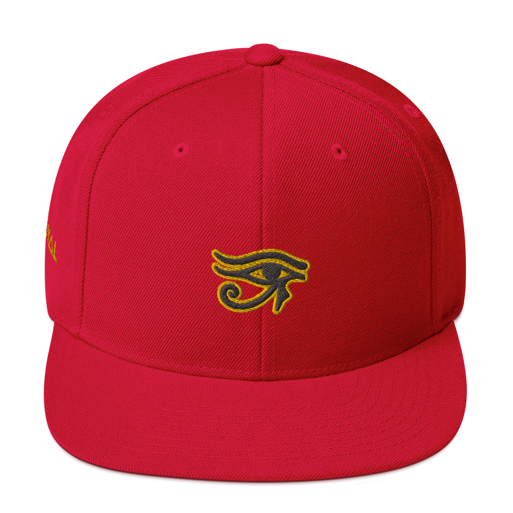ROYAL. | Urban Resort | Nu Afrique Eye of Ra Crxwn Snapback Solid Honeycomb 3 VARIETIES