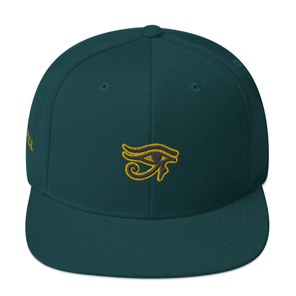 ROYAL. | Urban Resort | Nu Afrique Eye of Ra Crxwn Snapback Solid Honeycomb 3 VARIETIES