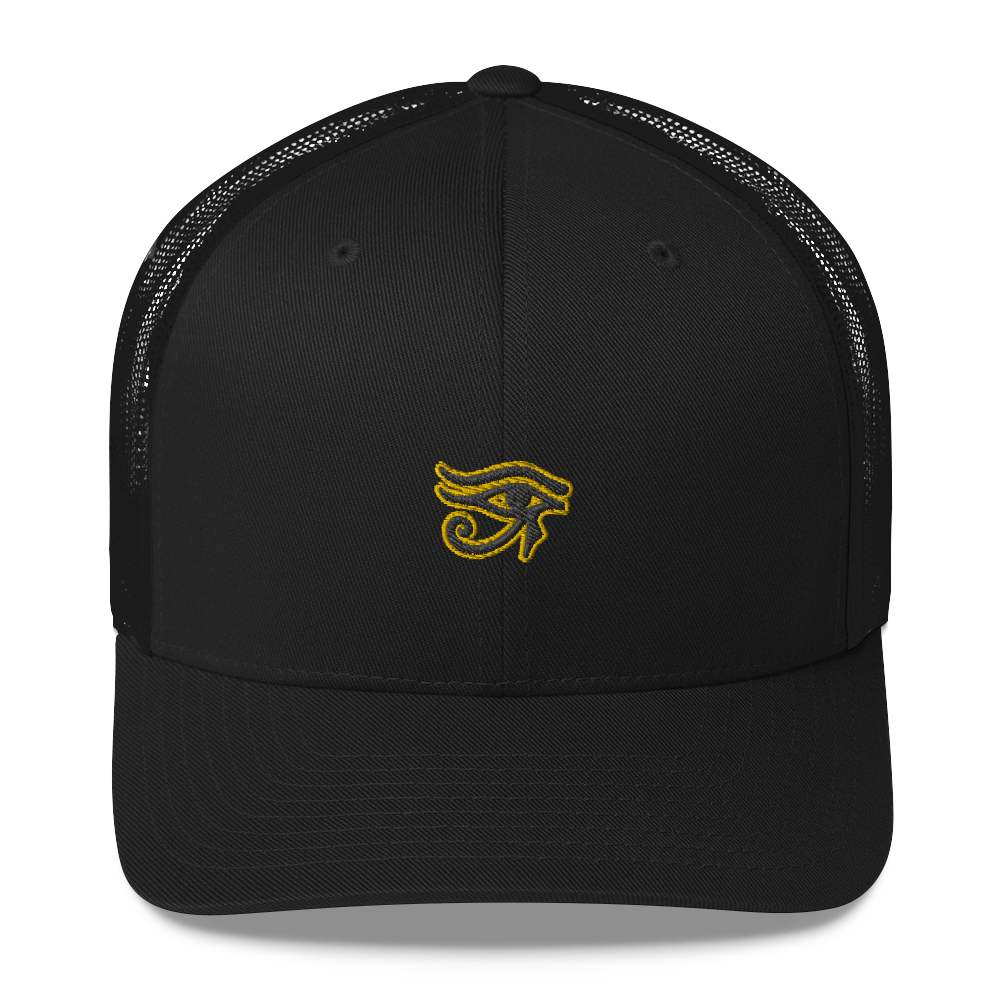 ROYAL. | Urban Resort | Conscious Culture Eye of Ra Crxwn Retro Trucker Cap HONEYCOMB 7 VARIETIES