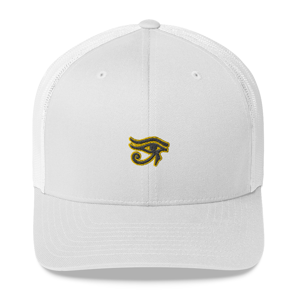 ROYAL. | Urban Resort | Conscious Culture Eye of Ra Crxwn Retro Trucker Cap HONEYCOMB 7 VARIETIES
