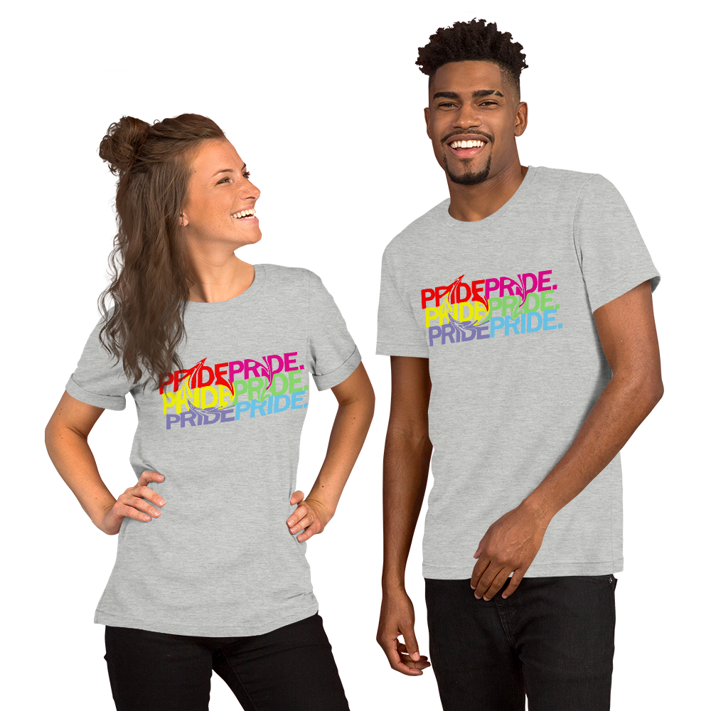 FEMME UNIV | LGBTQ PRIDEFEST Pride Swirl Unisex Tees VARIETIES AVAILABLE
