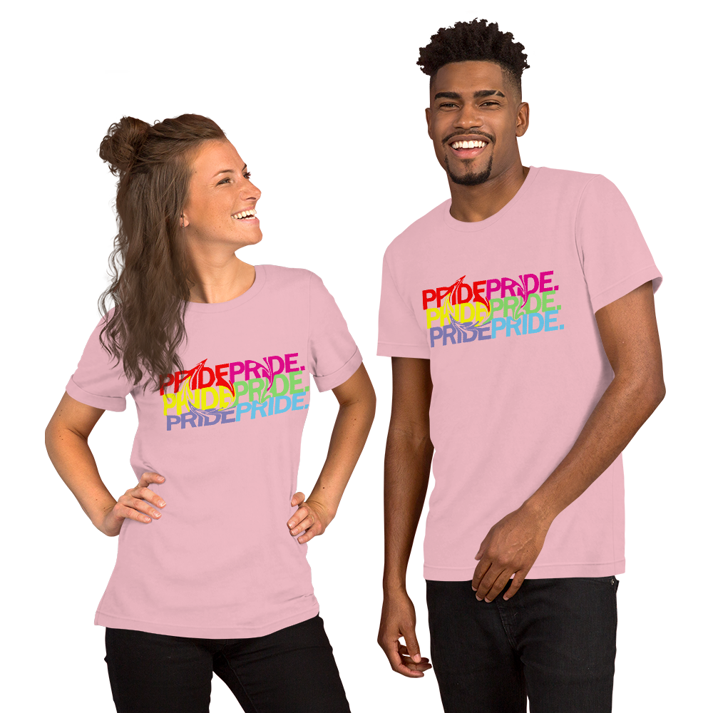 FEMME UNIV | LGBTQ PRIDEFEST Pride Swirl Unisex Tees VARIETIES AVAILABLE