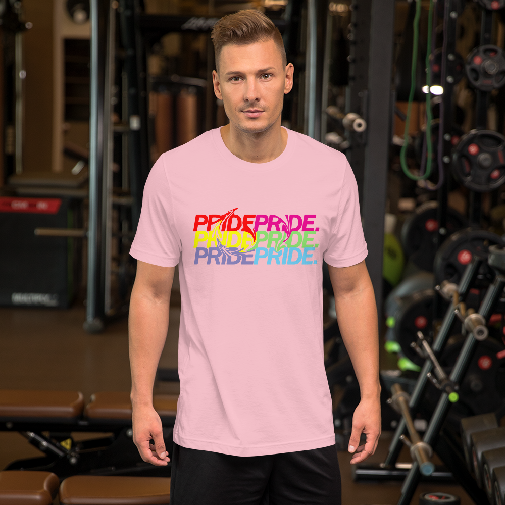 FEMME UNIV | LGBTQ PRIDEFEST Pride Swirl Unisex Tees VARIETIES AVAILABLE