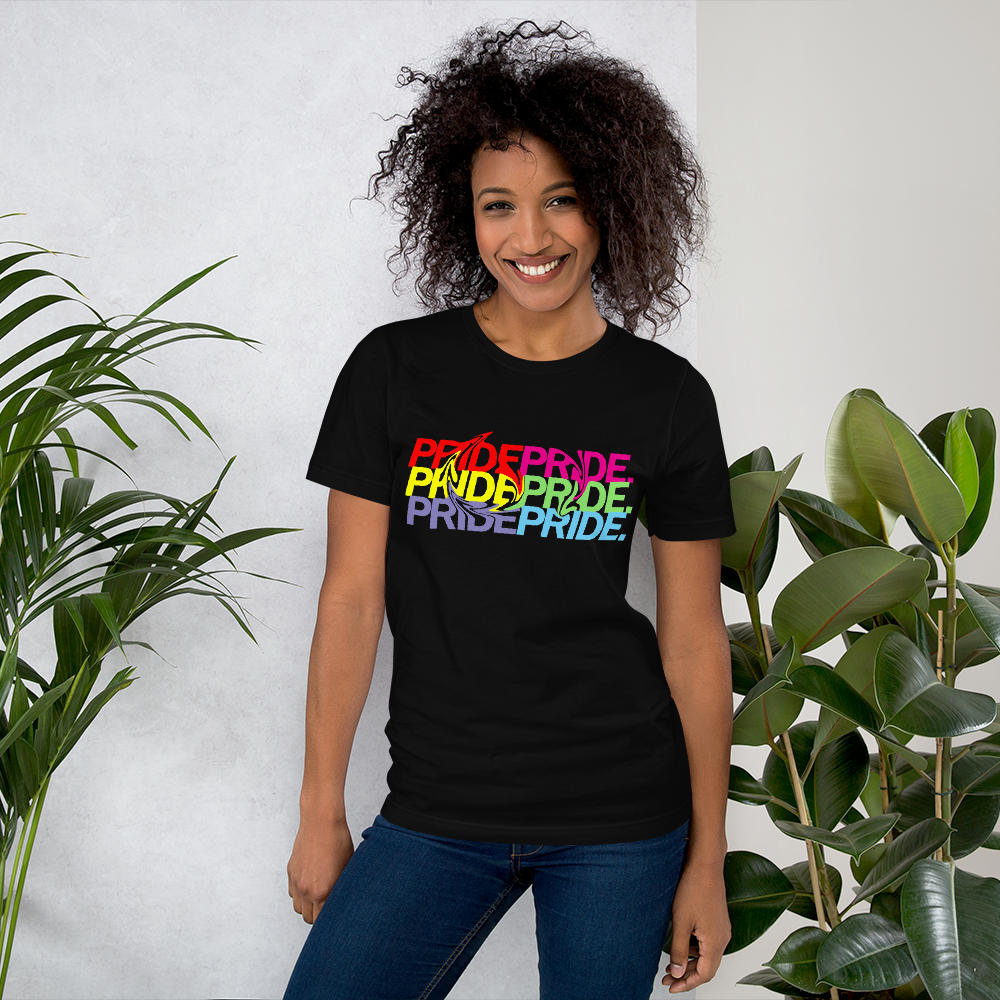 FEMME UNIV | LGBTQ PRIDEFEST Pride Swirl Unisex Tees VARIETIES AVAILABLE