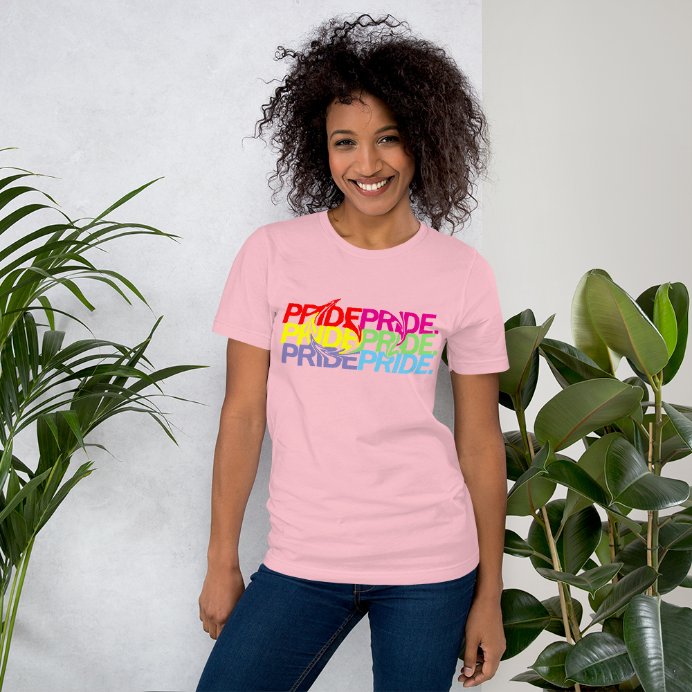 FEMME UNIV | LGBTQ PRIDEFEST Pride Swirl Unisex Tees VARIETIES AVAILABLE