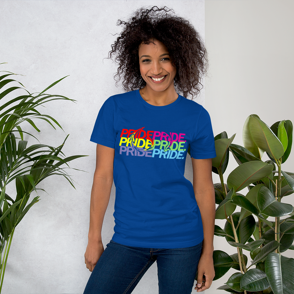 FEMME UNIV | LGBTQ PRIDEFEST Pride Swirl Unisex Tees VARIETIES AVAILABLE