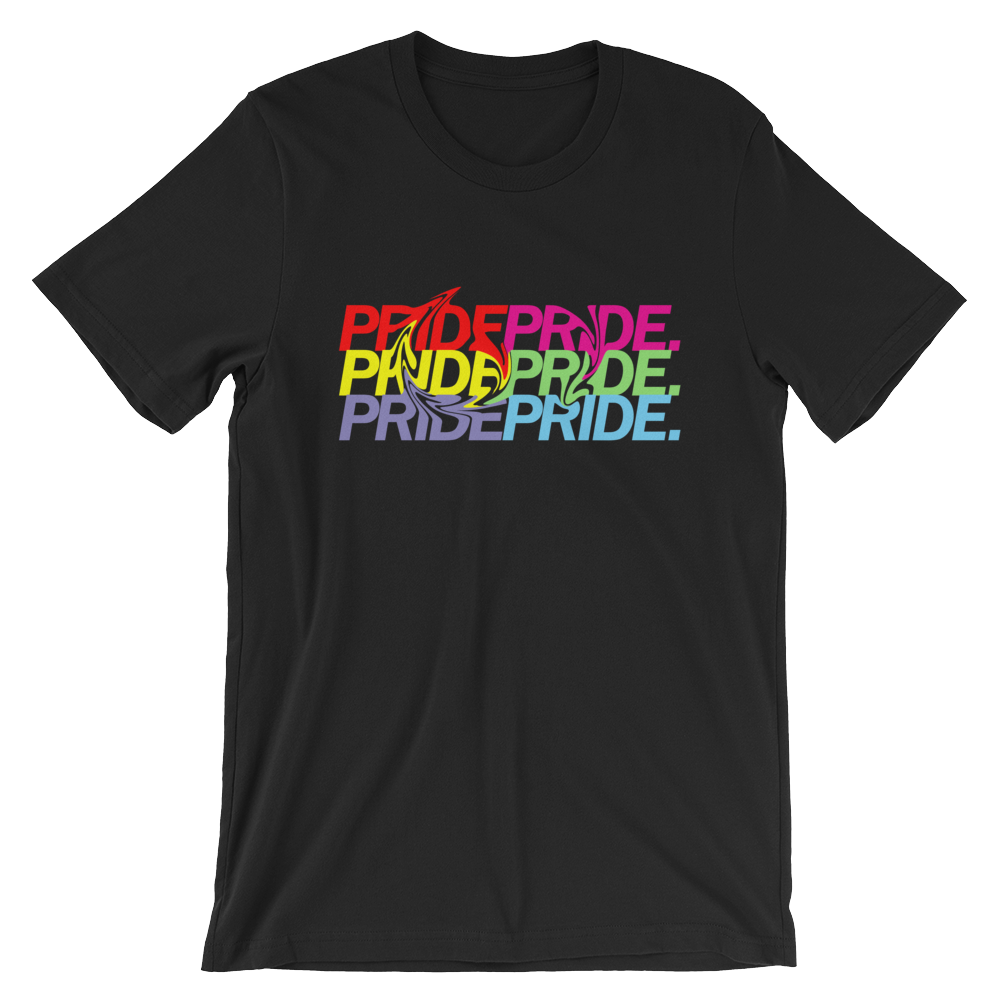 FEMME UNIV | LGBTQ PRIDEFEST Pride Swirl Unisex Tees VARIETIES AVAILABLE