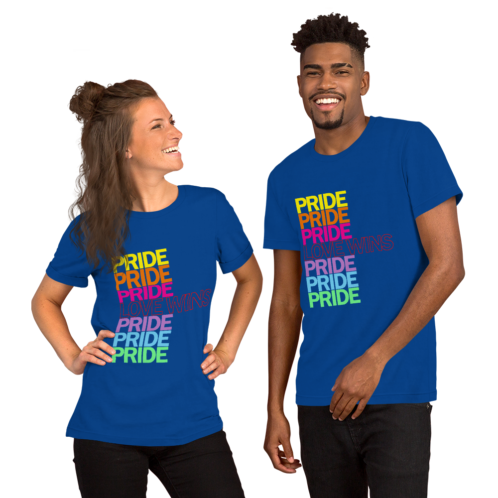 FEMME UNIV | LGBTQ PRIDEFEST Love Wins Pride Unisex Tees VARIETIES AVAILABLE