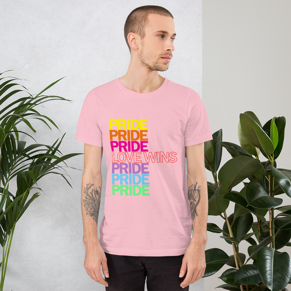 FEMME UNIV | LGBTQ PRIDEFEST Love Wins Pride Unisex Tees VARIETIES AVAILABLE